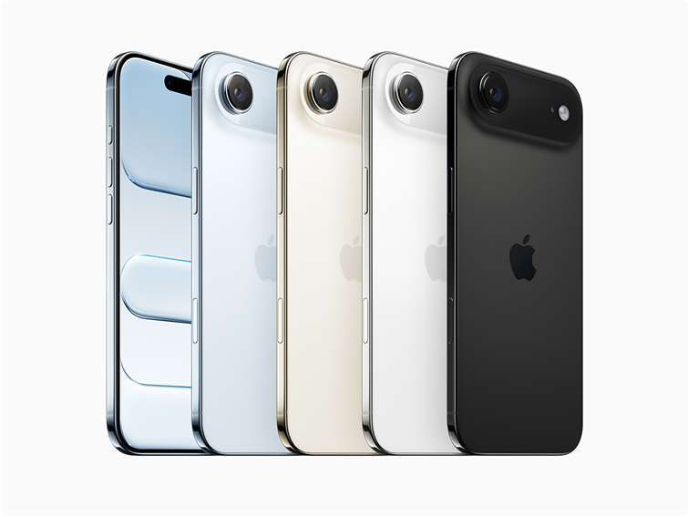 Apple iPhone Air colour range